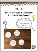 Vorschau - Bildkarten - FREEBIE - Forschen zu historischen Personen - Deckblatt