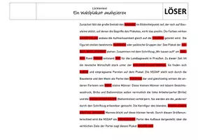 Vorschau - Arbeitsblätter - Methode: Wahlplakate analysieren PLUS Beispiel Weimarer Republik - Seite 3