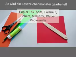 Vorschau - Bildkarten - So wird ein Lesezeichenmonster gefaltet! - Seite 2