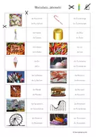 Vorschau - Arbeitsblätter - DaZ-Material zum Wortschatz: "Jahrmarkt" - Deckblatt