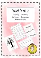 Vorschau - Arbeitsblätter - Wortfamilie - Material für die Einführung - Deckblatt
