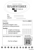 Vorschau - Arbeitsblätter - Feedbackbogen-Vorlage für Lehrer- und Schülerfeedback - Seite 2
