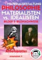 Vorschau - Bildkarten - Materialisten vs. Idealisten (LSP AB 9 | Bilder) - Deckblatt