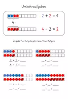 Vorschau - Arbeitsblätter - Umkehraufgaben - Addition und Subtraktion ZR 10 - Mathematik Klasse 1 - Seite 1