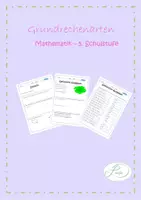 Vorschau - Arbeitsblätter - Grundrechenarten - Deckblatt