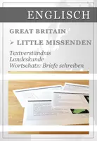 Vorschau - Arbeitsblätter - Englisch: Great Britain - Little Missenden - Briefe schreiben - auch interaktiv - Deckblatt