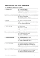 Vorschau - Arbeitsblätter - Reading Comprehension: Beekeeping Club + Mediation (Leseverstehen A2) - Seite 1