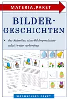 Vorschau - Arbeitsblätter - Deutsch: Bildergeschichten vorbereiten - Deckblatt