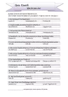 Vorschau - Arbeitsblätter - Eiweiß - Multiple Choice Quiz mit Lösungswort - Deckblatt