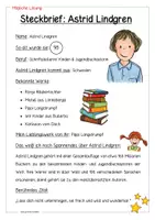 Vorschau - Arbeitsblätter - Astrid Lindgren & Pippi Langstrumpf (Steckbrief/Suchsel) - Seite 3