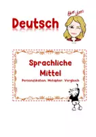 Vorschau - Arbeitsblätter - Materialpaket Gedichte Klasse 6 inkl. KA - Seite 3