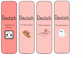 Vorschau - Unterrichtsreihen - Ordnerrücken Deutsch (NRW) - Seite 1