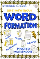 Vorschau - Unterrichtsreihen - Word Formation (UOE 8.-10. Prüfungsvorbereitung) - Deckblatt