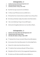 Vorschau - Arbeitsblätter - Schlangensätze Deutsch Klasse 2 - Seite 1