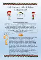 Vorschau - Stundenentwürfe - Das Schaltjahr und der 29. Februar - Seite 1