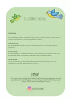Vorschau - Arbeitsblätter - Legestern Frühling - Deckblatt