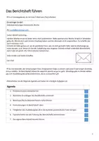 Vorschau - Arbeitsblätter - Das Berichtsheft führen - Seite 1