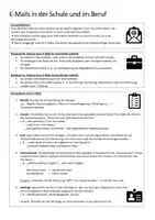 Vorschau - Merkblätter - Merkblatt E-Mails in der Schule und im Beruf - Seite 1