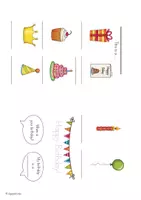 Vorschau - Arbeitsblätter - Picture Dictionary "Birthday" - Bilderwörterbuch - Seite 2