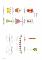 Vorschau - Arbeitsblätter - Picture Dictionary "Birthday" - Bilderwörterbuch - Seite 3