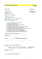 Vorschau - Arbeitsblätter - 22 Relativsätze und 1 Worträtsel (mit Lösungen) B1 - Deckblatt