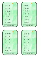 Vorschau - Stationenlernen - Mathe: Kopfrechenkarten zum Einmaleins - Seite 3