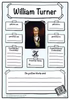 Vorschau - Unterrichtsreihen - Künstler Steckbrief William Turner - Deckblatt