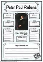 Vorschau - Unterrichtsreihen - Künstler Steckbrief Peter Paul Rubens - Deckblatt