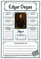 Vorschau - Unterrichtsreihen - Künstler Steckbrief Edgar Degas - Deckblatt