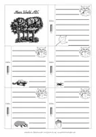 Vorschau - Arbeitsblätter - Büchlein Mein Wald-ABC - SAS - z.B. Lapbook - Seite 1
