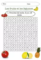 Vorschau - Arbeitsblätter - Suchsel Französisch: Les Fruits et les légumes - Seite 3