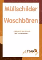 Vorschau - Poster - Waschbärenklasse Paket - Seite 1