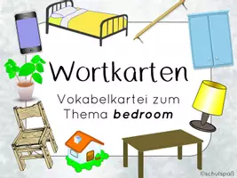 Vorschau - Arbeitsblätter - Vokabeltraining zum Thema home - Wortkarten und Spiele - Seite 2