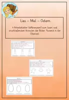 Vorschau - Arbeitsblätter - Ostern 1.-2. Klasse 4-fach differenziert - Deckblatt