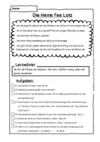 Vorschau - Arbeitsblätter - Für Diktate üben - Die kleine Fee Lola - Klasse 2 Frühling/ Sommer Deutsch Grundschule - Seite 3