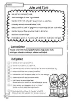 Vorschau - Arbeitsblätter - Für Diktate üben - Jule und Toni - Klasse 2 Deutsch Frühling/ Sommer/ Herbst - Seite 3