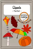 Vorschau - selbst erstellte Cliparts/Grafiken - Handgemalte Cliparts zum Thema Herbst - Deckblatt