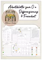 Vorschau - Arbeitsblätter - 9 Arbeitsblätter zum O o - Deckblatt
