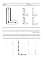Vorschau - Arbeitsblätter - Buchstabenerarbeitung/Buchstabentraining Buchstabe L - Seite 2