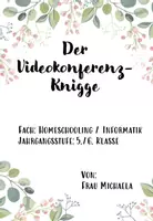 Vorschau - Arbeitsblätter - Videokonferenz-Knigge - Deckblatt