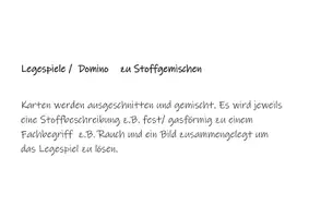 Vorschau - Spiele - Stoffgemische Domino / Legespiel - Seite 1