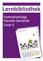 Vorschau - Arbeitsblätter - 2 Arbeitsblätter - Lesen lernen - Abfolgen erkennen und merken - Deckblatt