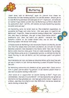 Vorschau - Arbeitsblätter - Leseverstehen zum Muttertag - Seite 1
