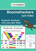 Vorschau - Spiele - 💐 Frühlingslied für Boomwhacker Grundschule 🎵 Kuckuck Spielvorlagen mit QR zum Video - Seite 1