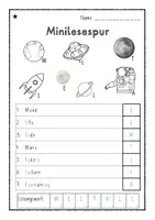 Vorschau - Arbeitsblätter - Mini-Lesespur Weltall für 1. und 2. Klasse - Seite 3
