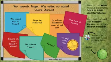 Vorschau - Aufgabenkarten - interaktives Lesen: der Friseur / die Friseurin - Seite 3