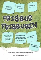 Vorschau - Aufgabenkarten - interaktives Lesen: der Friseur / die Friseurin - Deckblatt