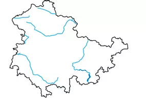 Vorschau - Arbeitsblätter - Topographie Thüringen - stumme Karte - Seite 3
