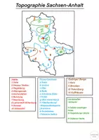 Vorschau - Arbeitsblätter - Topographie Sachsen-Anhalt - Karte - Seite 3