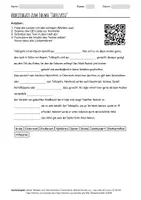Vorschau - Arbeitsblätter - Arbeitsblätter zum Thema "Tafelspitz" + Lösung & MP3 + - Deckblatt